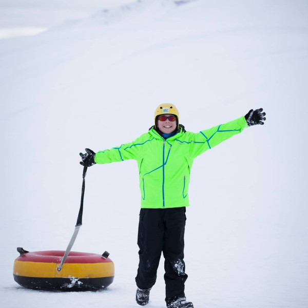 Les enfants s'éclatent sur le Winter Parc
