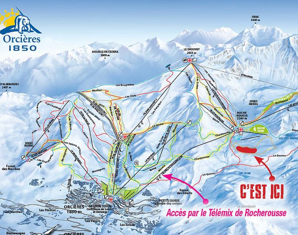 Plan d'accès Winter Park